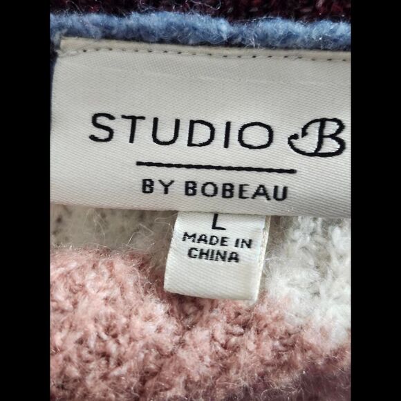 Bobeau Women's striped sweater Cozy - Picture 4 of 4
